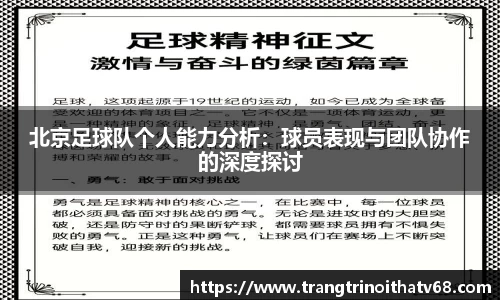 北京足球队个人能力分析：球员表现与团队协作的深度探讨